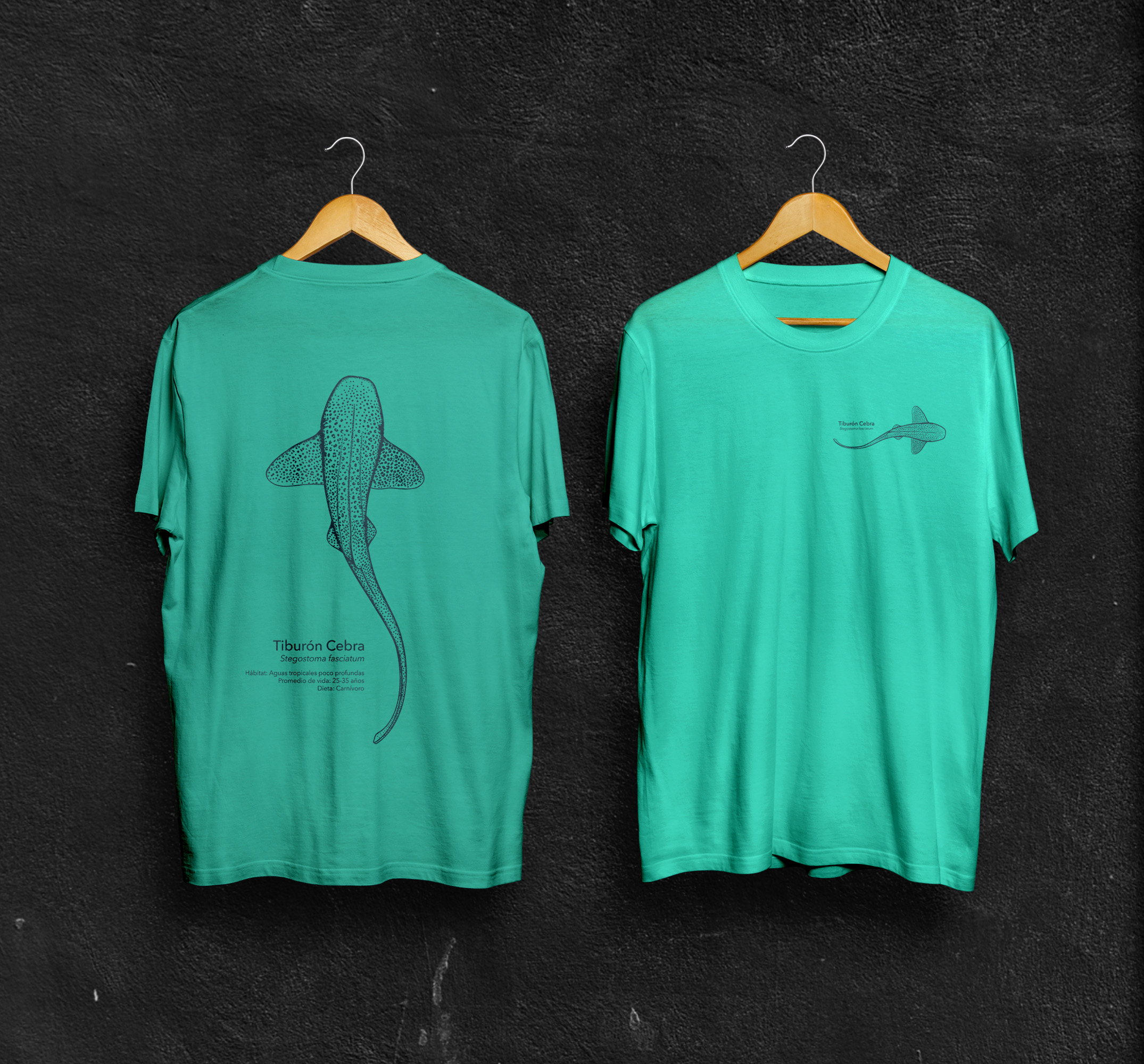 T-shirt Tiburón Cebra